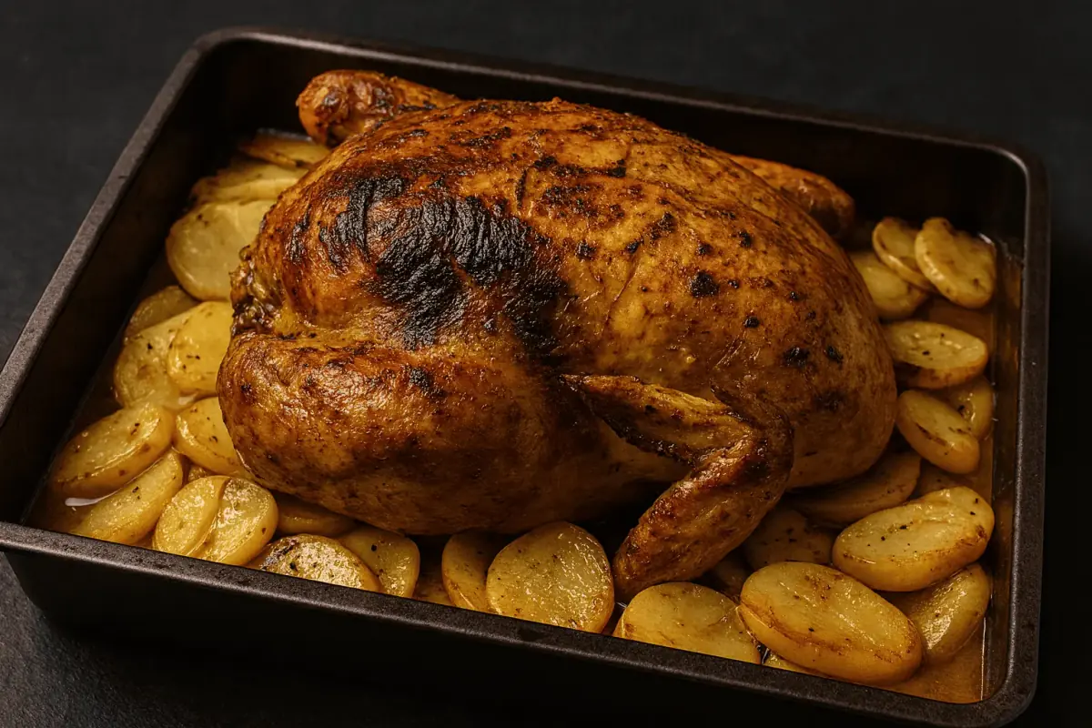 Capón relleno asado de Kilo y Cuarto