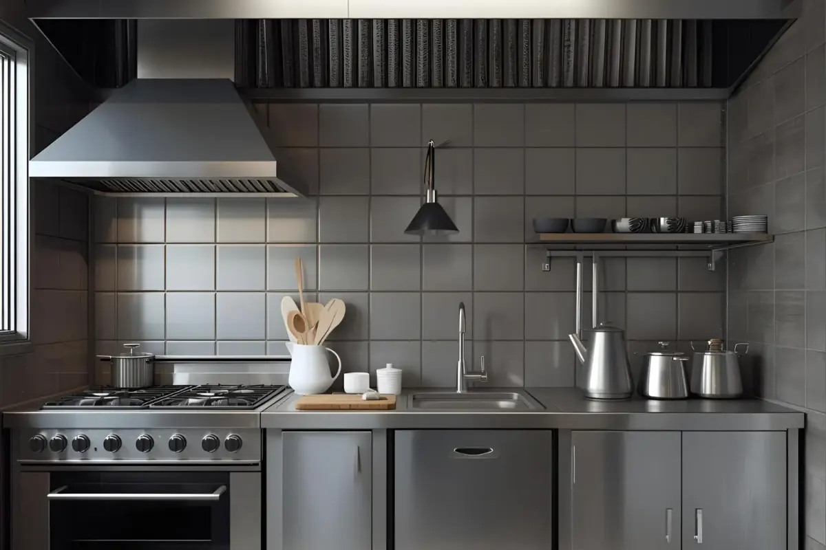 Cocina actual y familiar