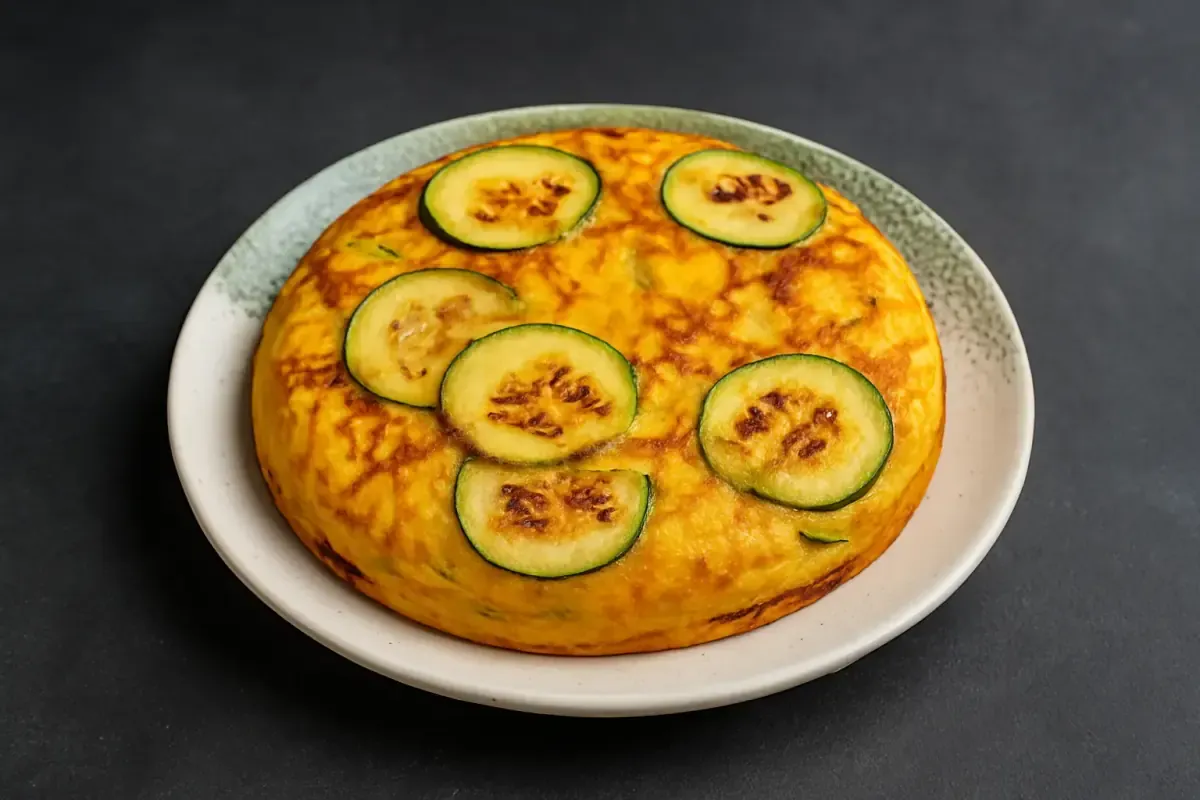 Tortilla de patata con calabacín