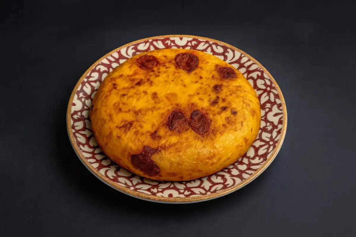 Tortilla de patata con chorizo